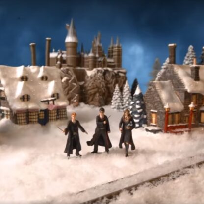 Harry Potter Christmas Village from Bradford Exchange - Harry, Ron, and Hermione